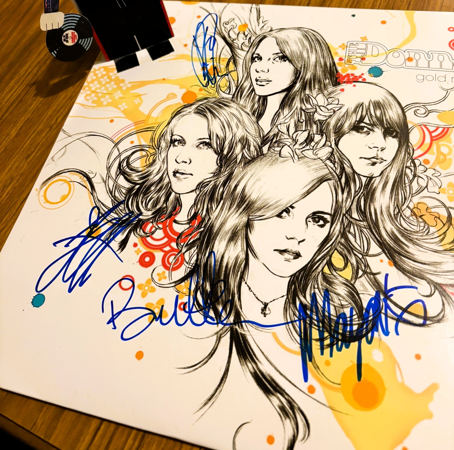 The Donnas - Gold Medal - FULLY AUTOGRAPHED
