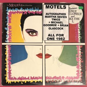 The Motels - All Four One - Autographed