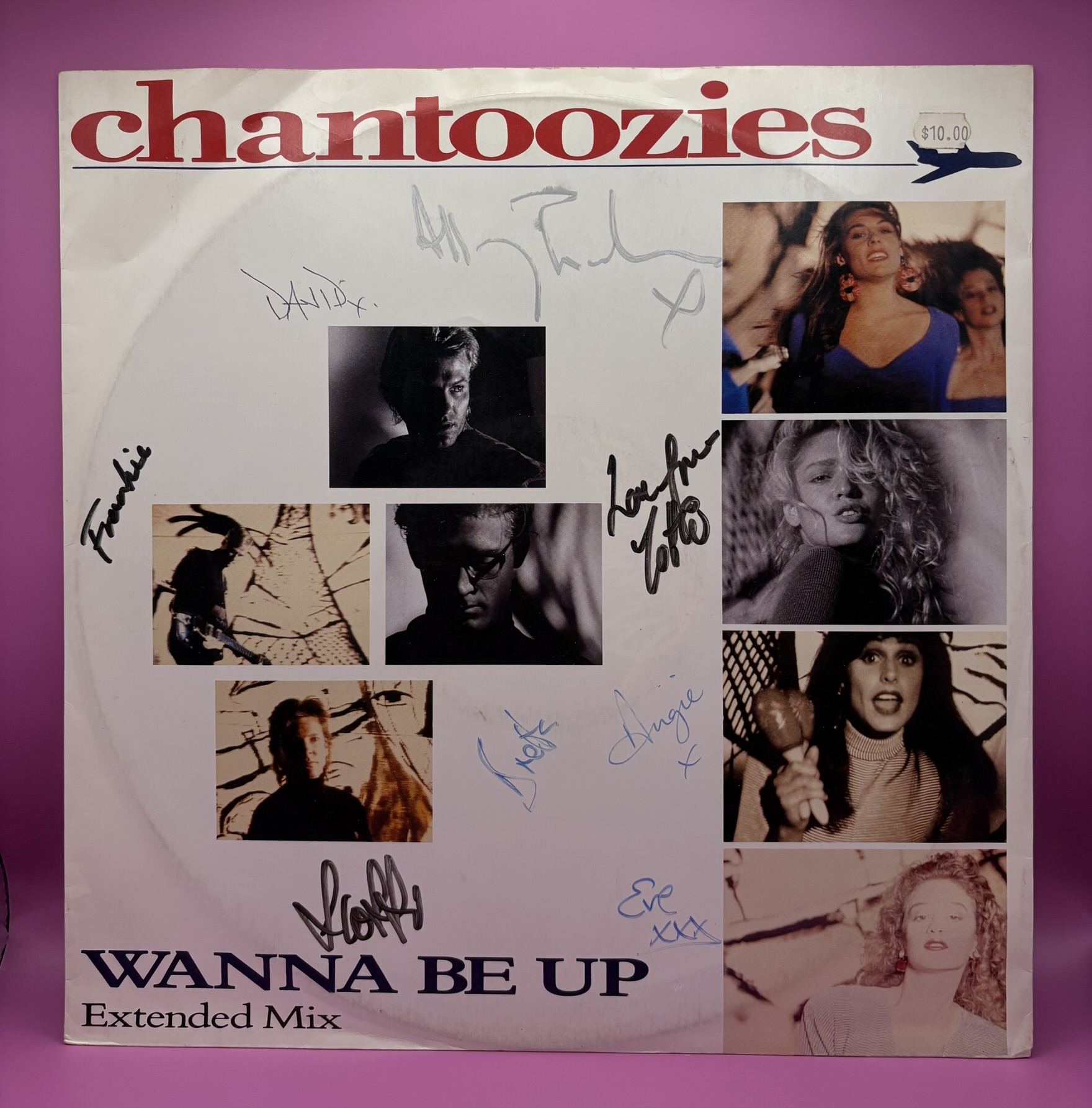 Chantoozies - Wanna Be Up - FULLY AUTOGRAPHED