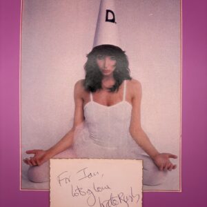 Kate Bush - Photo and Autographed Card