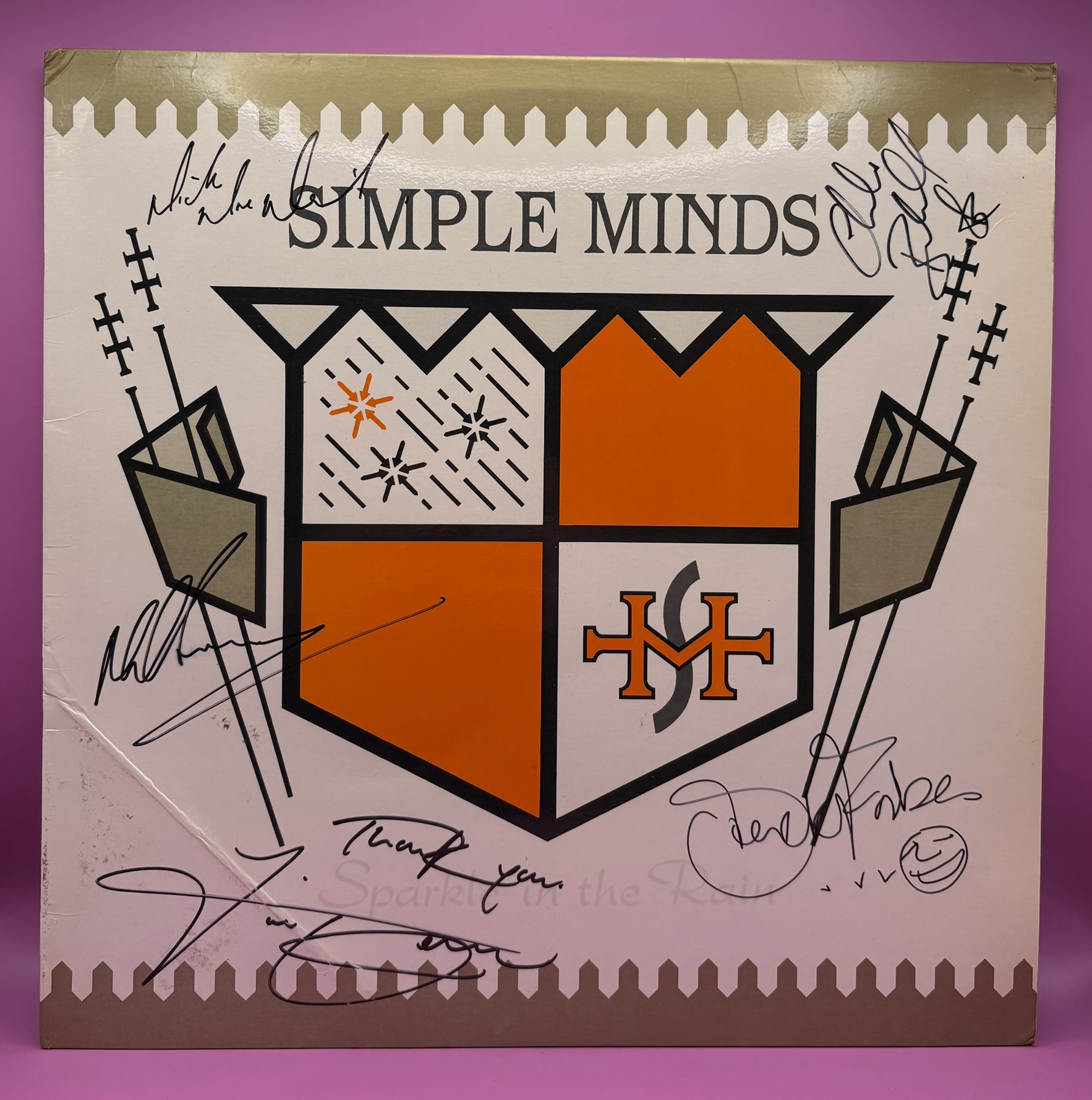 Simple Minds - Sparkle in the Rain - FULLY AUTOGRAPHED