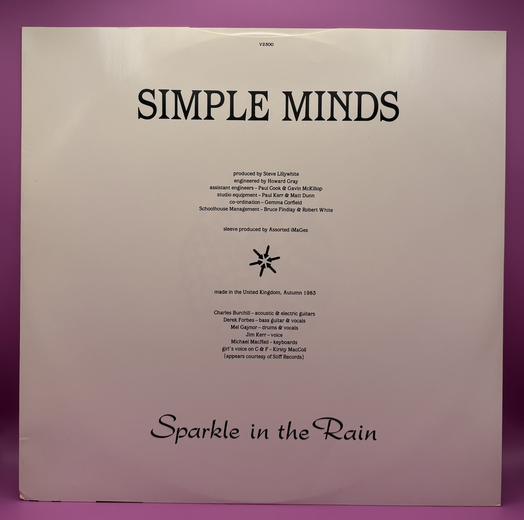 Simple Minds - Sparkle in the Rain - FULLY AUTOGRAPHED - Image 4