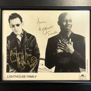 Lighthouse Family - Framed Photograph - Fully Autographed