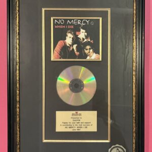 No Mercy - When I Die - ARIA Gold Disc award