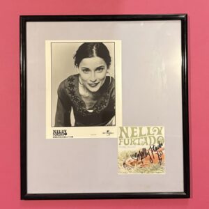 Nelly Furtado - Framed Promo Pic and Autographed CD Cover