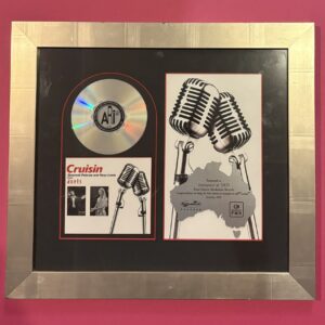 Gwyneth Paltrow and Huey Lewis - Cruisin' - ARIA Platinum Award presented to 5AD by Festival Mushroom Records