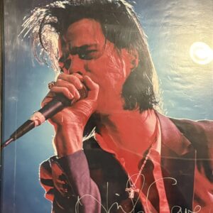 Nick Cave - Autographed Concert Photograph - Framed