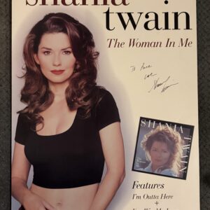 Shania Twain - The Woman in Me - Autographed Blockmounted Poster